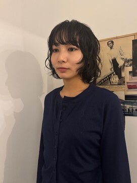 ニーム(nimes) yosuke 緩めニュアンスボブパーマ