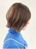【松戸　松田】大人ボブ　切りっぱなしレイヤーボブ
