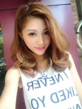 ジーナリア(Xena ria) グレージュ/韓国風ブリーチ/小顔/顔まわりレイヤー/髪質改善★5