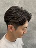 須藤指名メンズカット＋フェザーorニュアンスパーマ＋トリートメント￥10000