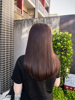 スーリール 荒戸店(Sourire)&nbsp;上品ピンクブラウンの艶カラー