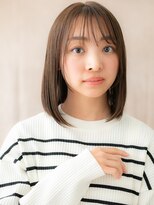 モッズヘア 越谷(mod's hair) オリーブベージュ顔周りカットハッシュレイヤーボブディ20代X