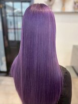 リアン 本厚木(LIAN)&nbsp;透明感寒色カラー　ブリーチダブルカラーアメジストパープル
