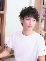 RATIE　HOMME【メンズサロン　栄　久屋大通】【ラティオム】&nbsp;”Ratie“くせ毛風パーマのショートマッシュ【久屋大通/栄】