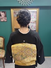 シオン(sHioN)&nbsp;留袖着付けヘアセット　　フルメイク