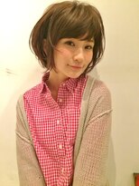 ドロップ(drop)&nbsp;束感エアリーショートボブ【表参道　カラー】