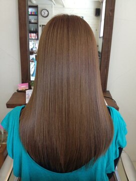 ツヤサラストレート