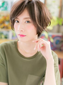 カバーヘア ブリス 上尾西口店(COVER HAIR bliss) *bliss上尾*アシンメトリーな無造作エアリーショートa!