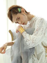 ガレットウメダ(GALETTE UMEDA) 夏のヘアアレンジ#センシュアルショート#アッシュ#ガレット梅田