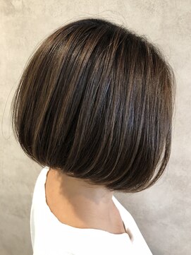 ヘア アンド ネイル サプール(HAIR and NAIL SAPEUR) 大人かわいい ミニマルボブ