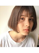 ホーミートウキョウ(HOMIE TOKYO) くせ毛風×ブランジュ× ボブ【西村康平】