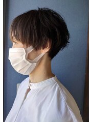 《Kubu hair》えり足スッキリマッシュショート