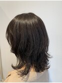 大人艶髪ウルフ