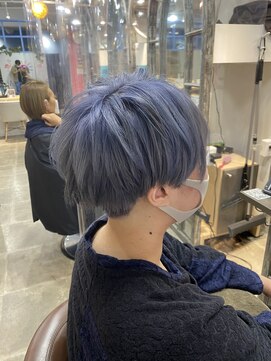 カラーリゾートAi 葛西店 ブルーシルバー