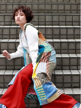 リブロ 三軒茶屋(LIBRO) ヒッピー×ボブパーマ