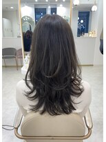 レミエ ダイカンヤマ(lemiie) 代官山 lemiie☆キレイめブルーブラックのウルフカット☆