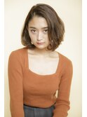 髪質改善/切りっぱなしボブ/美髪/30代40代/［人形町］