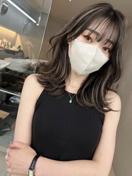 サイン 表参道(SIGN) フェイスレイヤー　インナーカラー/ レイヤーカット