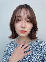 リュクスバトーバイトリコ 船橋南口店(Luxe BATEAU by tricot) くびれヘア/シースルーバング/ショコラベージュ