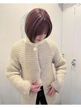 ロティー(loty) 【hono】ちょっとラベンダーなブラウンベージュ×ボブ