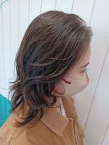 スナリー(Snaly)&nbsp;ふわっとレイヤー/レイヤー/ミディアムヘア/ハイライト/カール