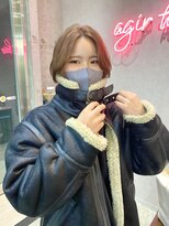 アジールヘア 赤羽駅南口店(agir hair)&nbsp;ダブルカラーグ透明感グレージュアディクシーカラー20代30代