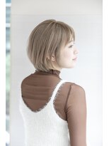 ルルディ バイ アフロディーテ銀座(luludi by APHRODITE)&nbsp;グレージュカラー/シルキーベージュ/斜めバング/銀座/髪質改善