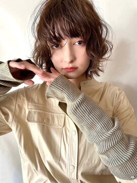 ステイシーオギクボ(stay she ogikubo) こっくりブラウン×ウェイビーボブ