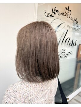 グラス 春吉1号店(glass) ケアブリーチ+カラー+4Stepトリートメント