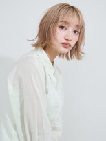 オンク 新宿(onk)&nbsp;黒髪/グレーベージュ/レイヤーロング/前髪パーマ[新宿駅]