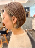 ボブ☆白髪ぼかしハイライト☆★40代お客様施術後★☆