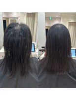 シンズ 銀座(sins)&nbsp;エイジング毛＋強い癖にもsins式髪質改善酸性ストレートは相性◎