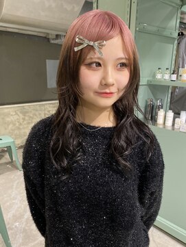 ロジ(loji) ピンク×ブラウンのルーツカラー