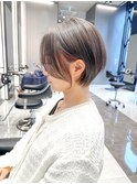 丸みショート/インナーカラー20代30代40代50代