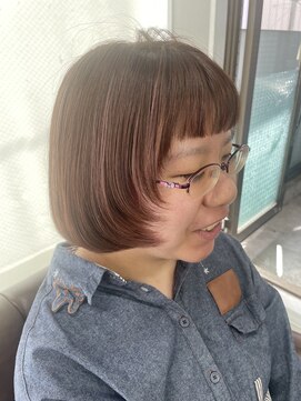 アルファタッチ 静岡店(alpha touch) 顔周りレイヤー×ボブ