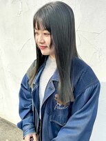 ハノン(Hanon)&nbsp;つやさらストレート × オリーブグレージュ