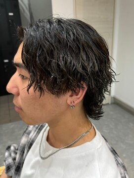 フゥ 宇都宮(FeU) 波巻きスパイラルパーマツイストパーマメンズマッシュパーマ