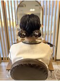 ツインおだんごアレンジ