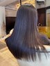 酸性縮毛矯正+カット＋ヘアリセッター＋髪質改善トリートメント￥22000