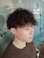 アレックス 西神中央店(alex) 人気の波巻きパーマ×ツーブロマッシュ【20代30代40代50代】