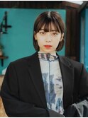 丸みボブスタイル