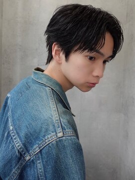 ラベル 渋谷(LAVEL) 刈り上げなしセンターパート