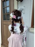 【卒業式】袴アレンジ