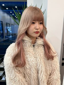 ドッグスター(dog star) ミルクティーベージュケアブリーチハイトーン 登戸/向ヶ丘遊園