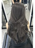 アッシュグレージュ×レイヤー