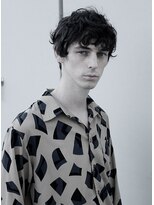 ジジバイワースホワイル(jiji by WORTH WHILE) 刈り上げセンターパートサーフカールフェザーパーママレットヘア