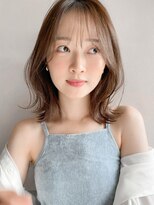 リヤン 表参道(lyann)&nbsp;愛され前髪デジタルパーマモテ髪ダークアッシュ#537f1225