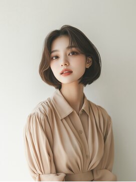 e.m.a プレミアムビューティーサロン 栄駅店(e.m.a PREMIUM BEAUTY SALON) ボブヘア/イメチェン/外ハネボブ/美髪/ワイドバング/髪