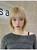 髪質改善/大人ガーリー/似合わせカット/ショートボブ前髪/仙台