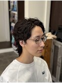 メンズミディアムパーマ